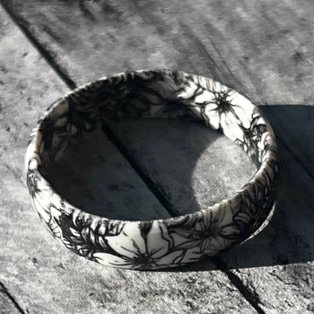 Mystic Garden Silicone Ring, stackable, durable, wedding, eco friendly